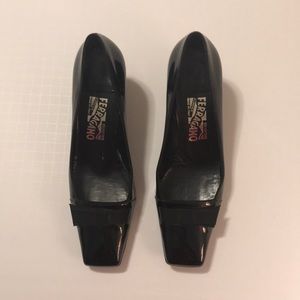 Salvatore Ferragamo patent leather heels